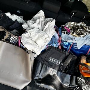 HUGE LOT OF WOMENS CLOTHES AND ACCESSORIES!